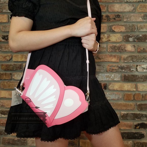 Kate Spade ENCHANTED Forest Butterfly Bonnie BAG - Picture 3 of 9